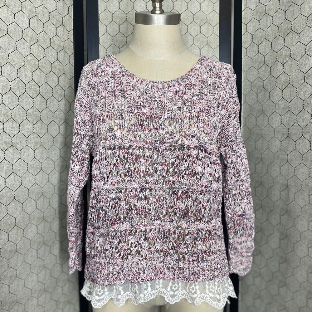 American Rag Cie Open Knit Sweater